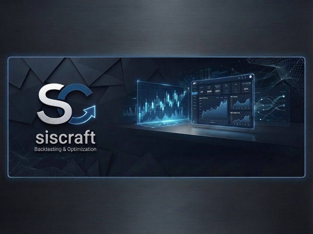 بنر Siscraft برای بک تست و بهینه سازی معاملاتی